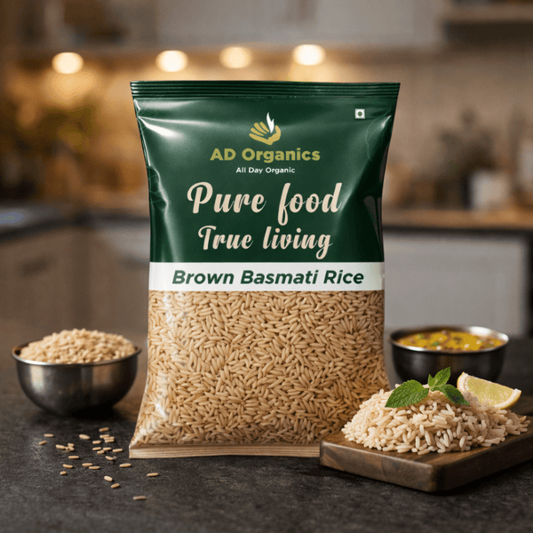 Organic Brown Basmati Rice - adorganics.in