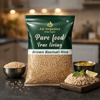 Organic Brown Basmati Rice - adorganics.in