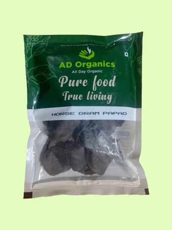 Organic Horse Gram Papad - adorganics.in