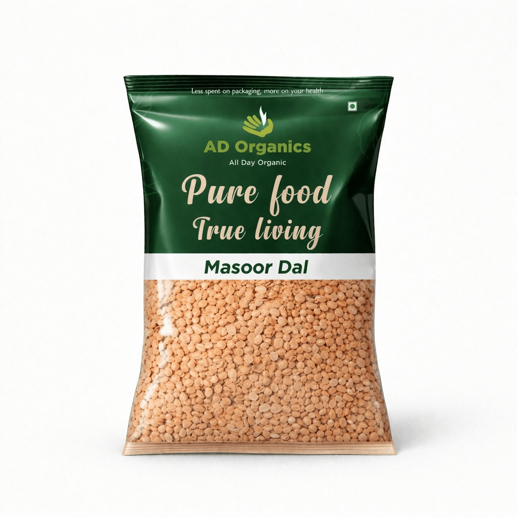 Organic Masoor Dal - adorganics.in