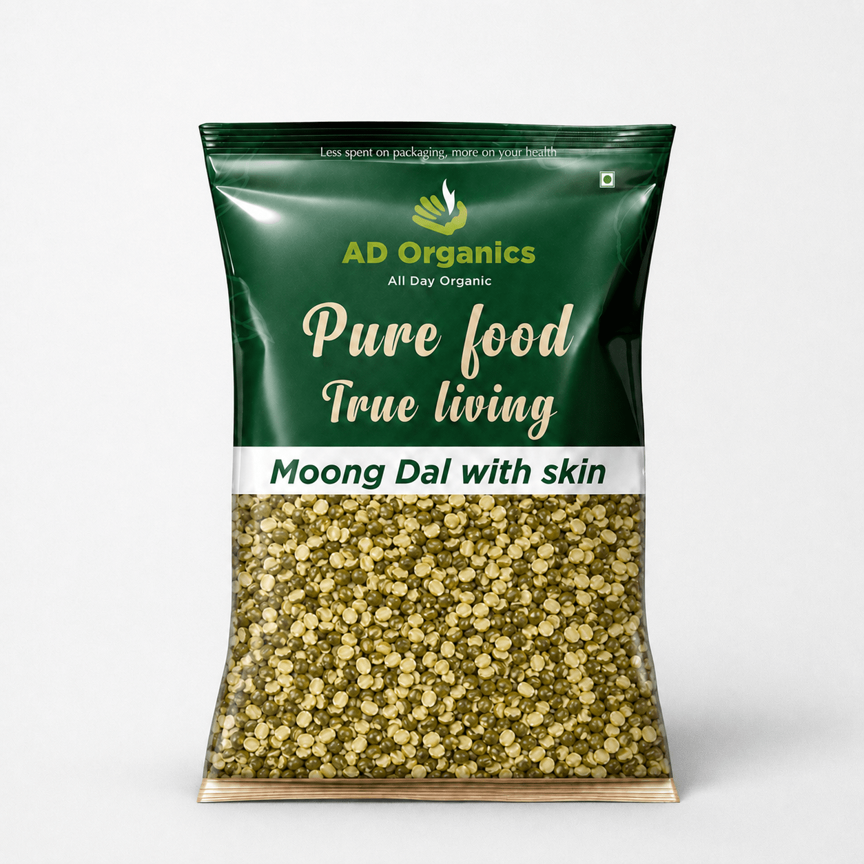 Organic Moong Dal With Skin - adorganics.in