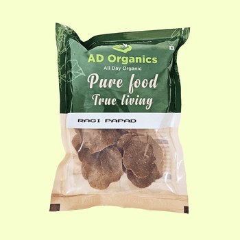 Organic Ragi Papad - adorganics.in