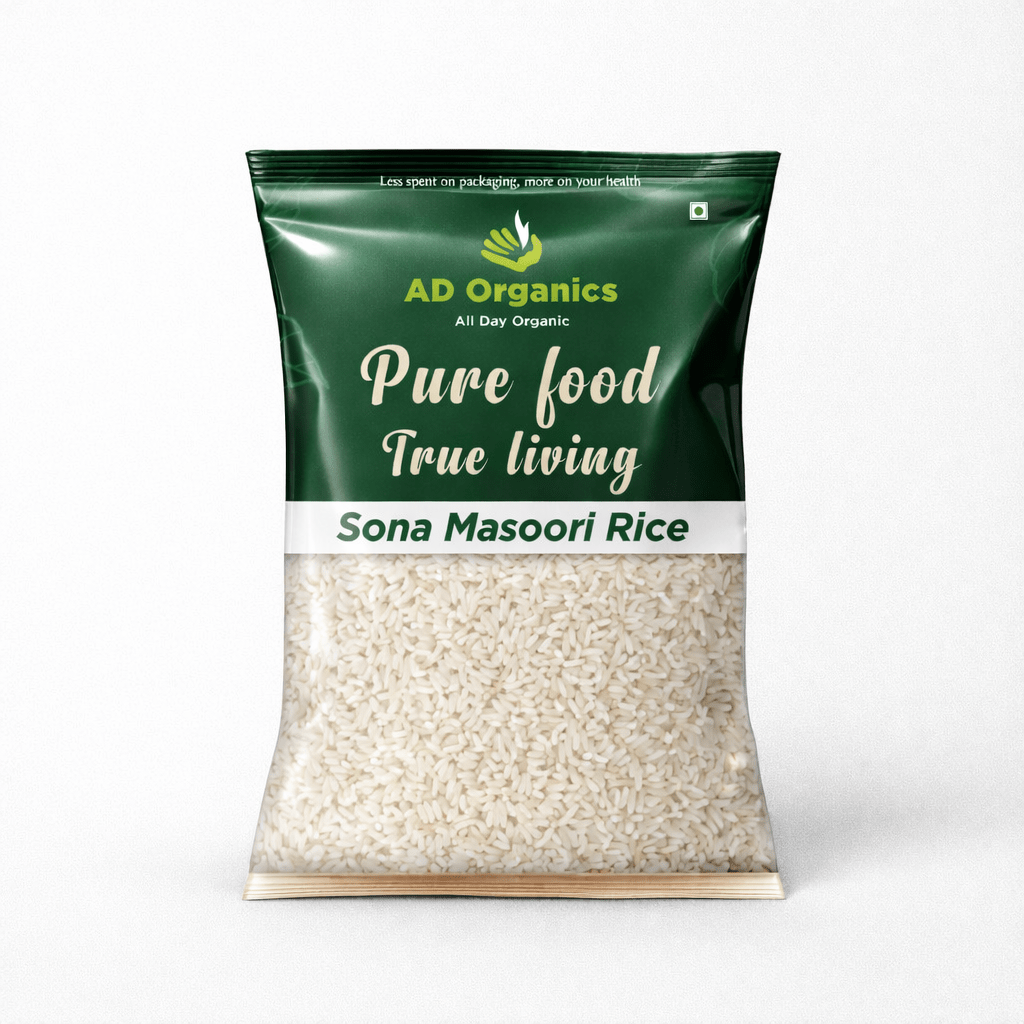 Organic Sona Masuri Rice (Unpolished) - adorganics.in